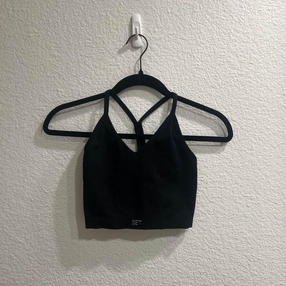 Set Active Sculptflex Ribbed V Bra - Picture 3 of 4